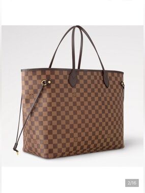 LOUIS VUITTON GM DAMIER EBENE BAG